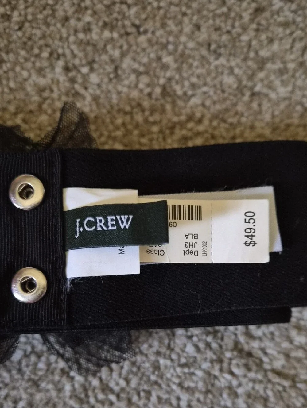 J. Crew decorative black